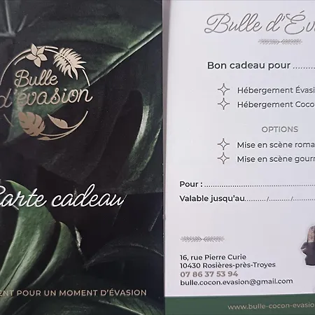 Apartment Evasion Romantique Avec Jacuzzi Interieur Rosieres-Pres-Troyes